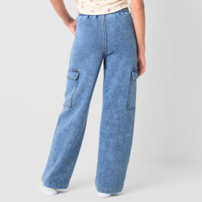 Vanilla Star Big Girls Mid Rise Wide Leg Jean