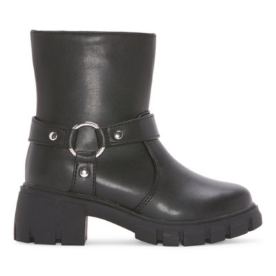 Thereabouts Little & Big Kid Girls Zuri Chunky Heel Motorcycle