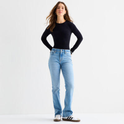 a.n.a Womens High Rise Bootcut Jean