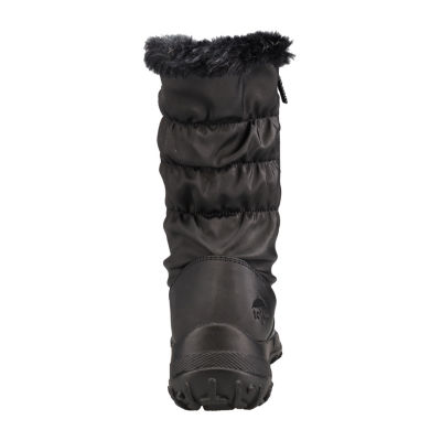 Totes Womens Hailey Waterproof Insulated Flat Heel Winter Boots
