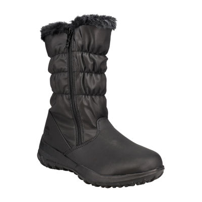 Totes Womens Hailey Waterproof Insulated Flat Heel Winter Boots
