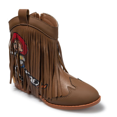 Ground Up Little & Big Kid Girls Toy Story Jessie Flat Heel Cowboy Boots