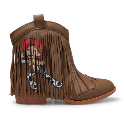 Ground Up Little & Big Kid Girls Toy Story Jessie Flat Heel Cowboy Boots