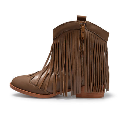 Ground Up Little & Big Kid Girls Toy Story Jessie Flat Heel Cowboy Boots