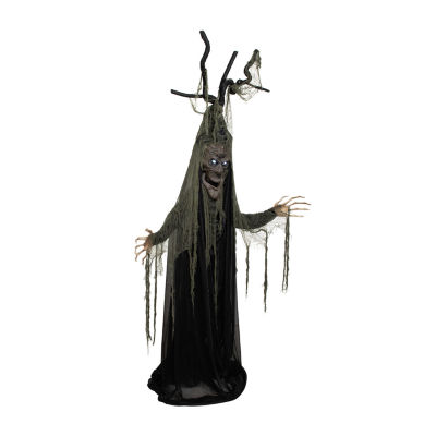 7' Animated Tree Man Halloween Decoration with Lighted Eyes