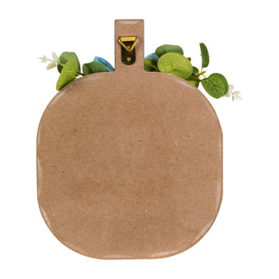 Northlight 9" Beige Happy Fall Wooden Pumpkin Harvest Thanksgiving Tabletop Decor