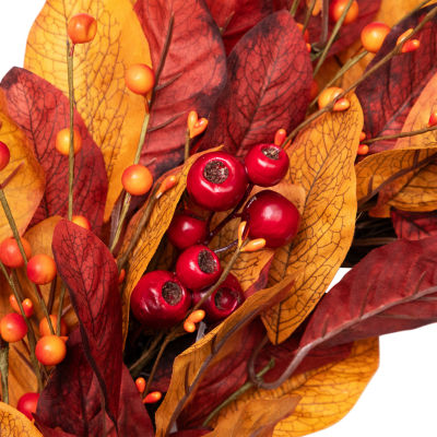 Northlight 24in Berry And Twig Unlit Wreath