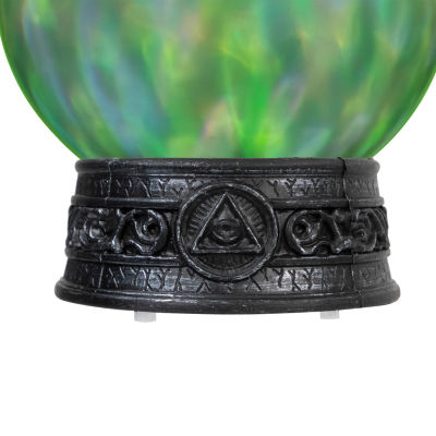 Northlight 8in Led Mystical Crystal Ball Lighted Halloween Tabletop Decor