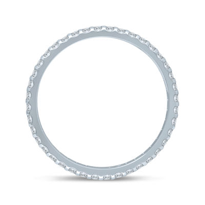 1/2 CT.T.W. Natural Diamond 14K White Gold Eternity Band