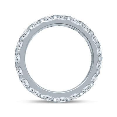 3 CT.T.W. Natural Diamond 14K White Gold Eternity Band