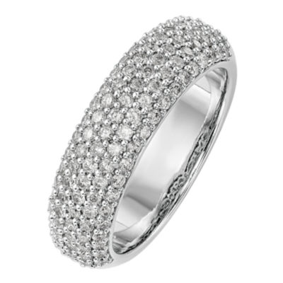 6MM 3/4 CT. T.W. Natural White Diamond 14K Gold Anniversary Band