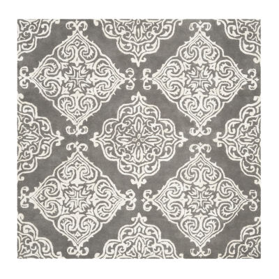 Safavieh Glamour Collection Aubrey Damask Square Area Rug