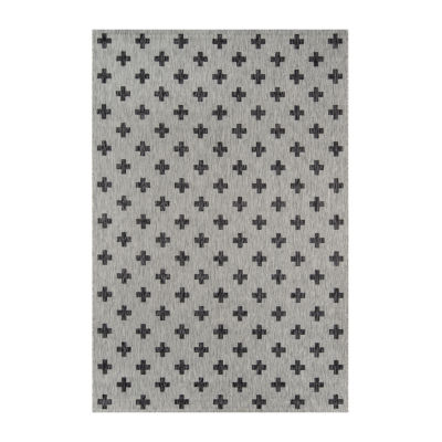 Novogratz Villa Umbria Geometric Indoor Outdoor Rectangular Accent Rug