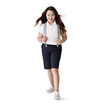 IZOD Little & Big Girls Short Sleeve Stretch Fabric Polo Shirt