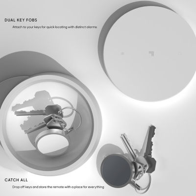 Sharper Image Auto Keyfinder Magnetic Smart Tracker and Storage