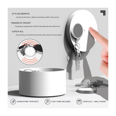 Sharper Image Auto Keyfinder Magnetic Smart Tracker and Storage