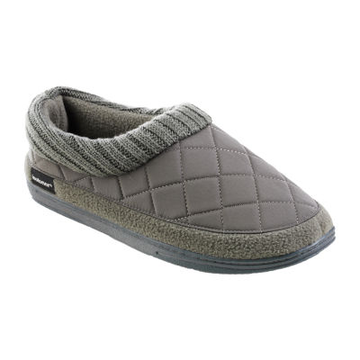 Isotoner Mens Memory Foam Bootie Slippers