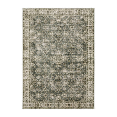 Covington Home Mirabelle Faded Oriental Washable Indoor Rectangular Area Rug