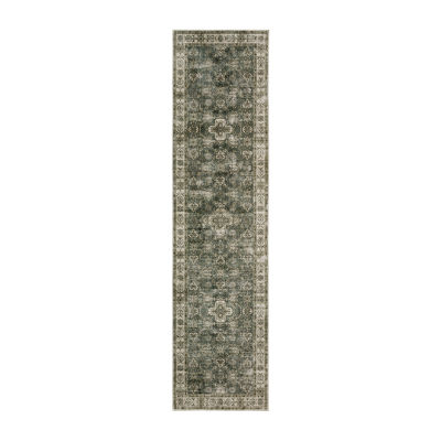 Covington Home Mirabelle Faded Oriental Washable 2'X8' Indoor Rectangular Runner