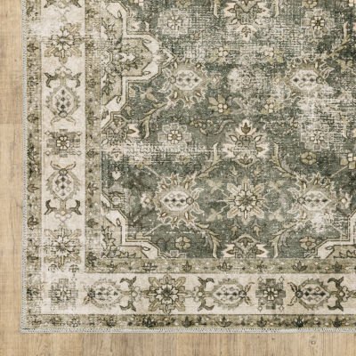 Covington Home Mirabelle Faded Oriental Washable 2'X8' Indoor Rectangular Runner