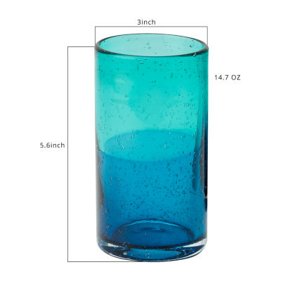 Mesa Mia Chapala Blue Ombre 4-pc. Tumbler Glass Set