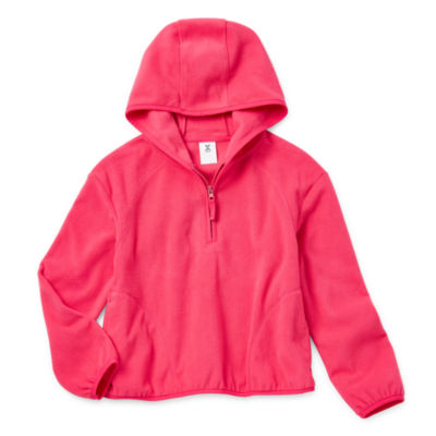 Xersion Little & Big Girls Microfleece Fleece Zipper Hoodie