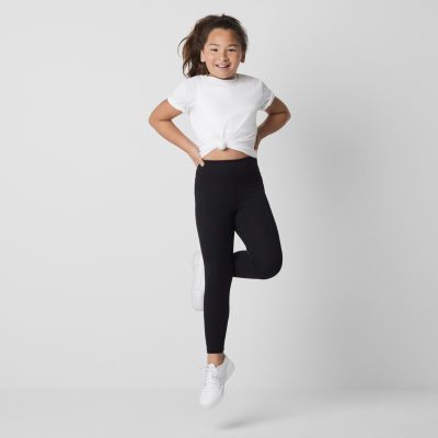 Xersion Little & Big Girls High Rise Knit 7/8 Ankle Legging