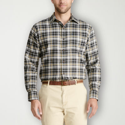 IZOD Luxury Sport Mens Classic Fit Long Sleeve Plaid ButtonDown Shirt