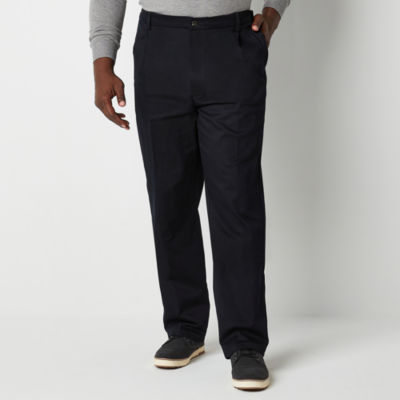 St. John's Bay Universal Easy Care Extender Mens Big and Tall Classic Fit  Flat Front Pant - JCPenney