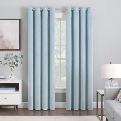 Eclipse Allira Grommet Top Light-Filtering Set of 2 Curtain Panel