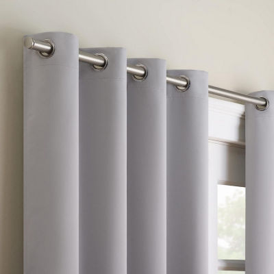Eclipse Brockfield Blackout Grommet Top Single Patio Door Curtains