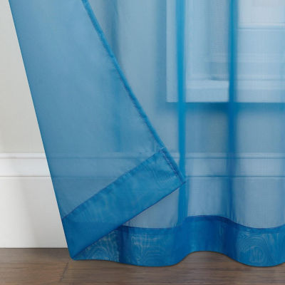 Eclipse Calia Grommet Top Sheer Set of 2 Curtain Panels