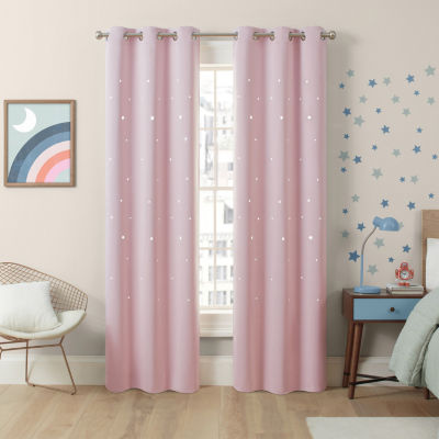 Eclipse Shooting Star Light-Filtering Grommet Top Set of 2 Curtain Panel