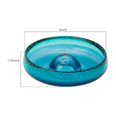 Mesa Mia Chapala Cielo Blue Glass Rimmer