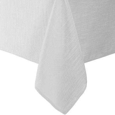 Laura Ashley Arabesque White Tablecloth