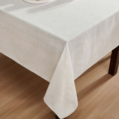 Laura Ashley Dothan Taupe Tablecloth