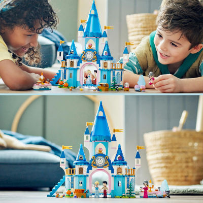 LEGO Disney Princess Cinderella and Prince Charming's Castle 43206 Building Set (365 Pieces)