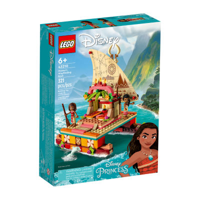 Disney Moanas Wayfinding Boat Building Toy Set (321 Pieces)