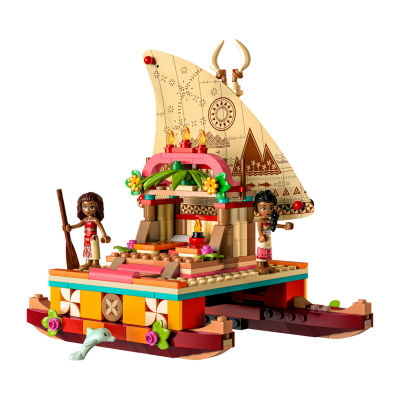 Disney Moanas Wayfinding Boat Building Toy Set (321 Pieces)