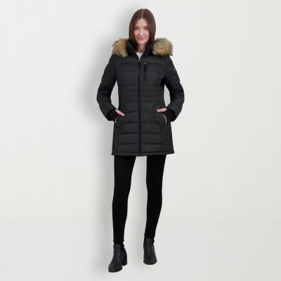 Hfx Womens Removable Hood Heavyweight Puffer Jacket