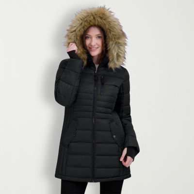 Hfx Womens Removable Hood Heavyweight Puffer Jacket