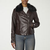 Womens Leather Jackets JCPenney