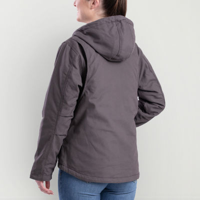 Berne Softstone Modern Duck Womens Hooded Midweight Jacket