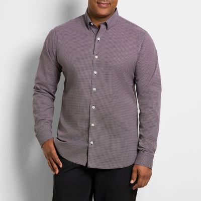 Van Heusen Big and Tall Mens Classic Fit Long Sleeve Button-Down Shirt