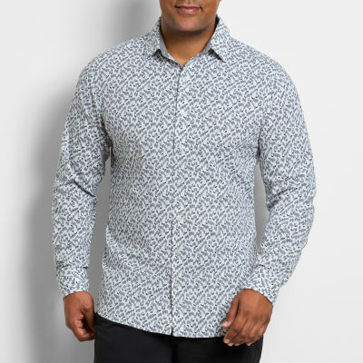 Van Heusen Big and Tall Mens Classic Fit Long Sleeve Button-Down Shirt