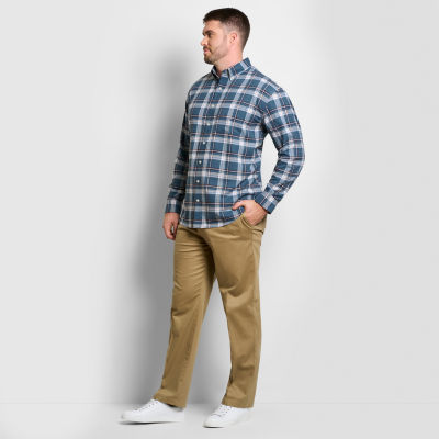Van Heusen Mens Long Sleeve Classic Fit Big and Tall Button-Down Shirt
