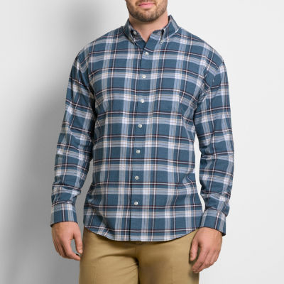 Van Heusen Mens Long Sleeve Classic Fit Big and Tall Button-Down Shirt