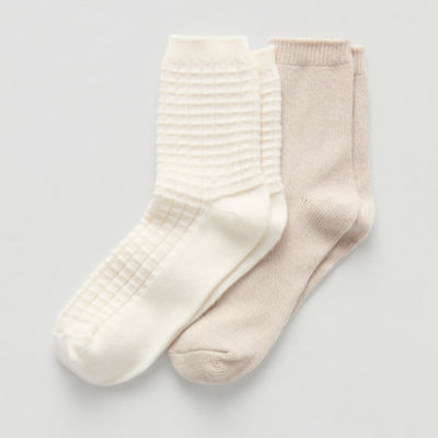 Mixit 2 Pair Quarter Ankle Socks Womens