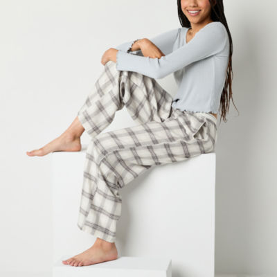 Arizona Body Womens Juniors Flannel Pajama Pants