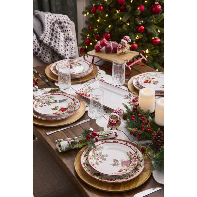 North Pole Trading Co. Holly Berry Serving Tray